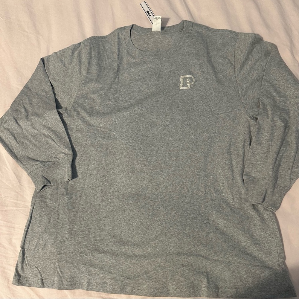PINK Victoria's Secret Campus Cotton Long Sleeve Tee